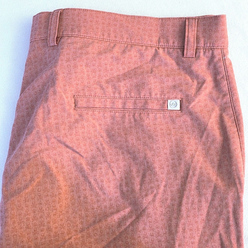 Peter Millar Men Shackleford Skull In One Performance Golf Hybrid‎ Shorts Sz 38